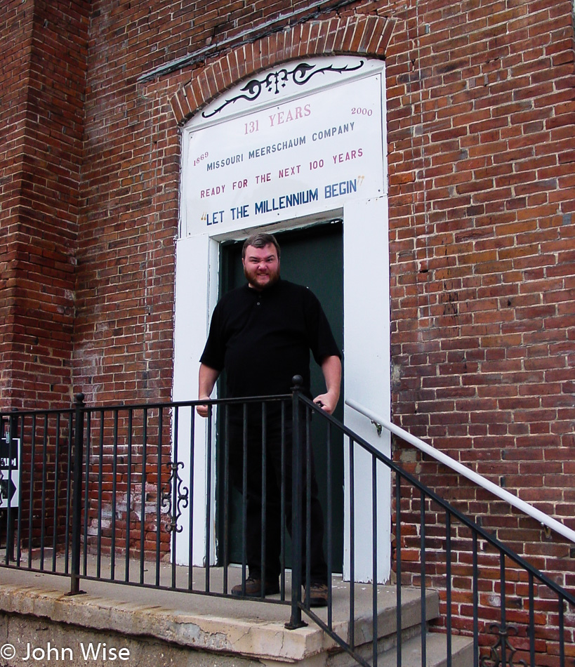 John Wise at the Missouri Meerschaum Company