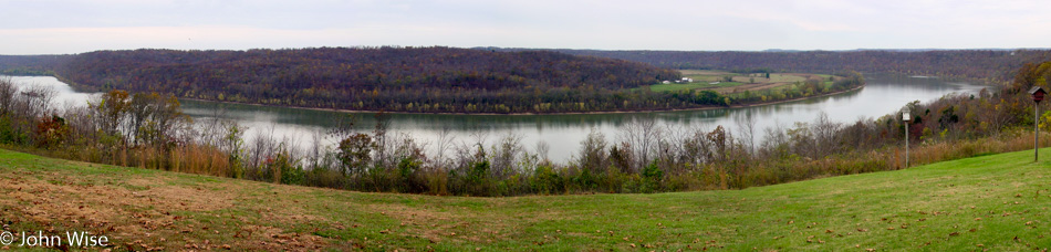 Horseshoe overlook in Leavenworth, Indiana