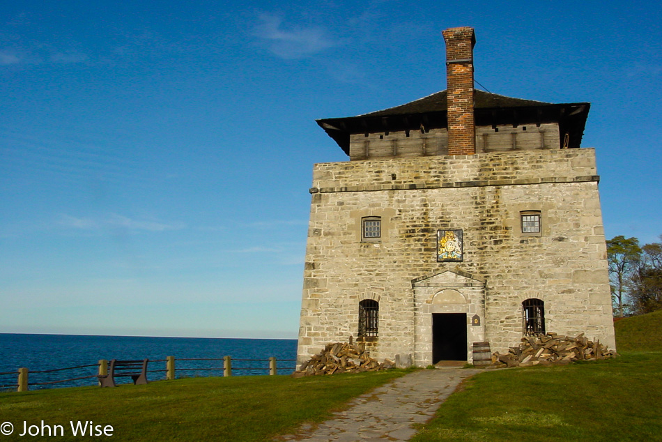 Historic Fort Niagara on Lake Ontario in Youngstown, New York