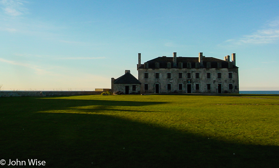Fort Niagara on Lake Ontario in Youngstown, New York