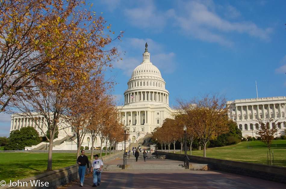 The United States Capitol building in Washington D.C.