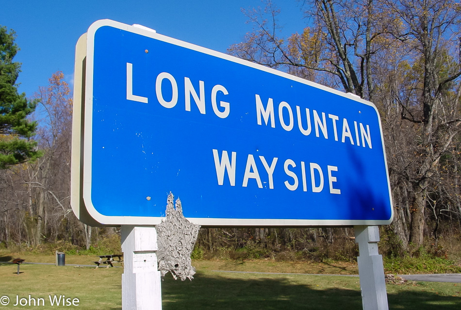 Long Mountain Wayside near the Appalachian Trail in Virginia