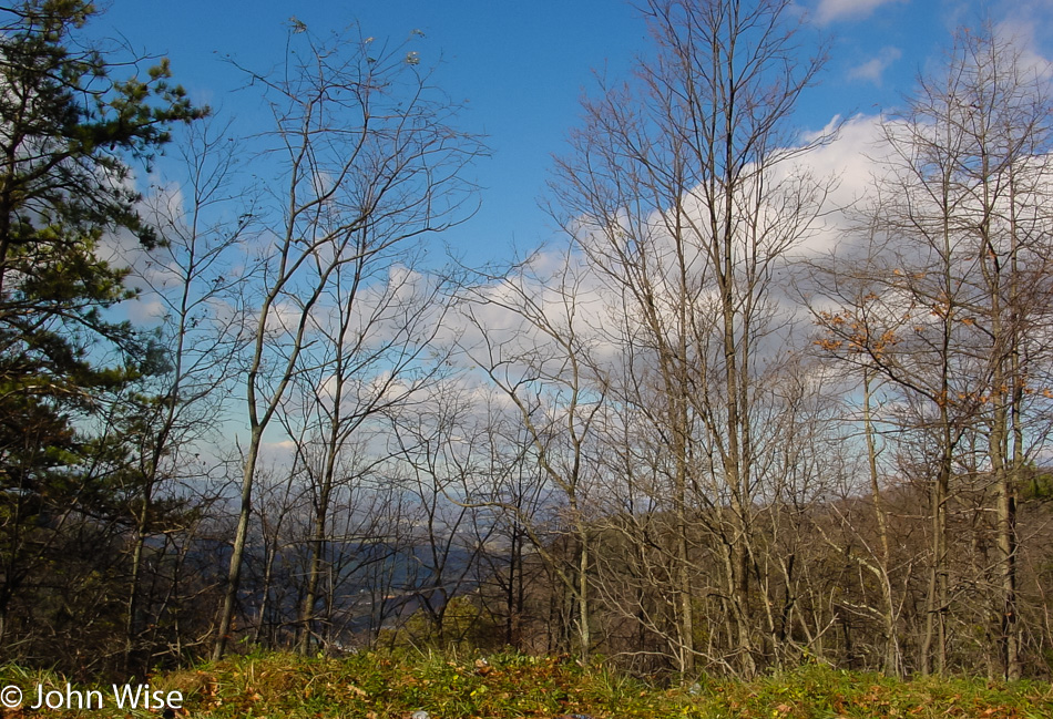 Close to the Blue Ridge Parkway in Virginia