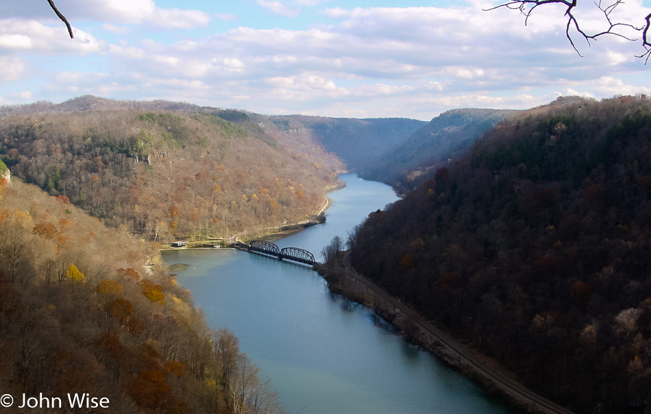 Hawks Nest State Park overlook in West Virginia