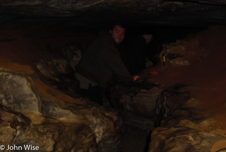 John Wise in Mammoth Cave National Park, Kentucky