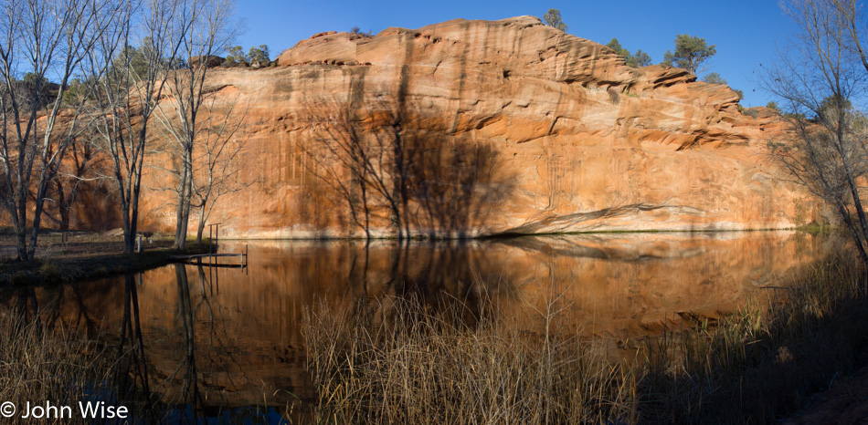 Roadside in Kanab, Utah in the early morning