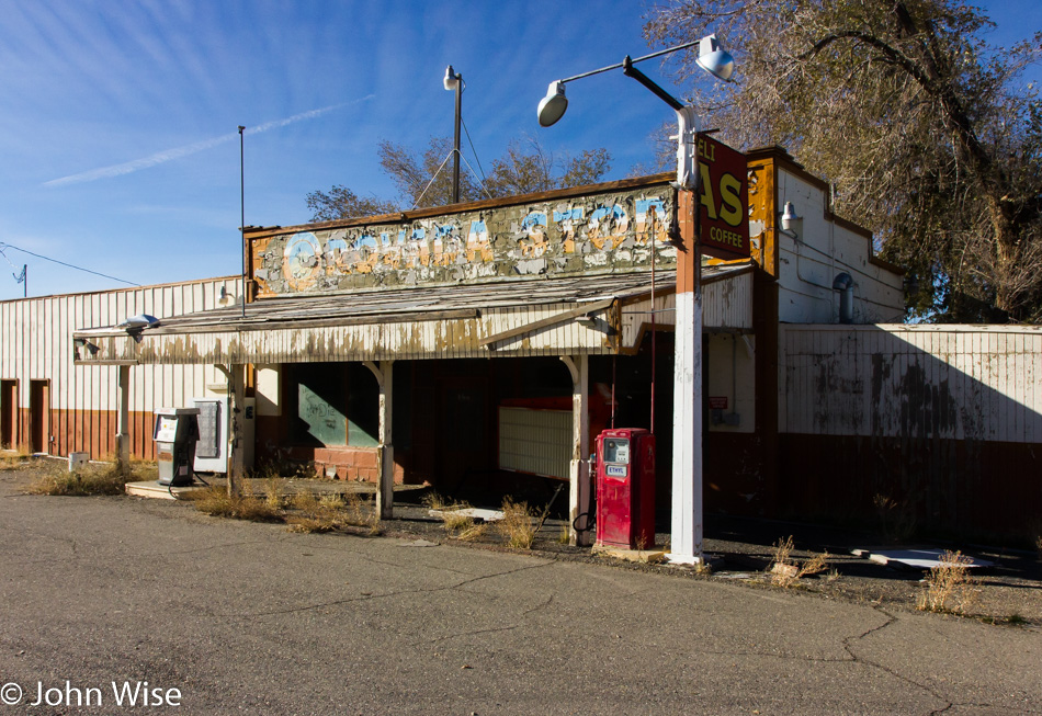 The old Orovada Store in Orovada, Nevada