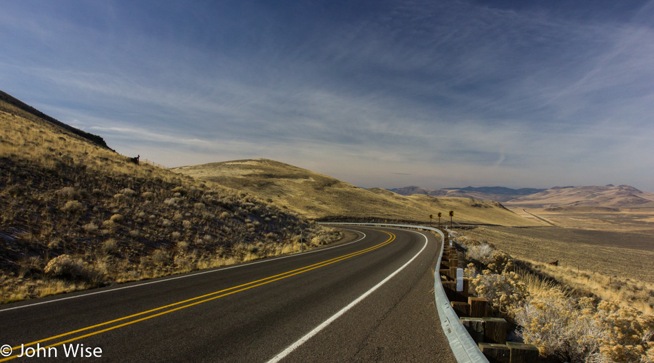 Interstate 95 traveling north in Oregon