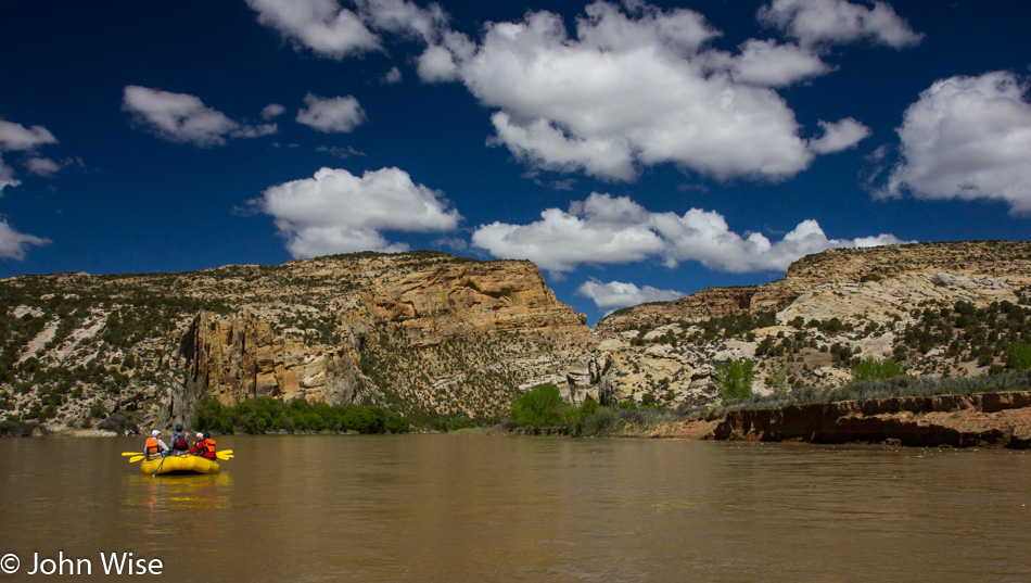 On the Yampa river in Dinosaur National Monument Colorado