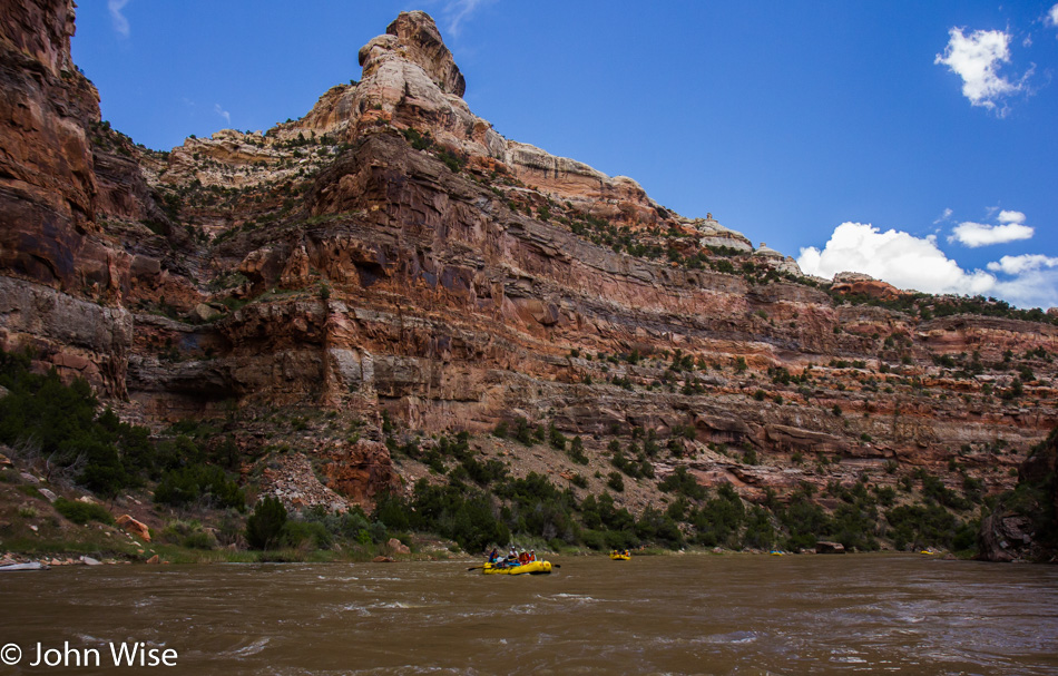 On the Yampa river in Dinosaur National Monument Colorado