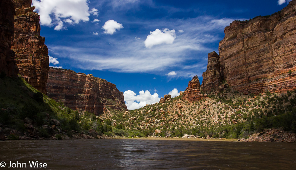 On the Yampa river in Dinosaur National Monument Colorado