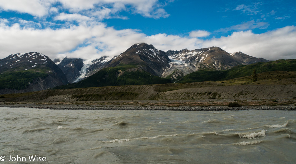 Back on the Alsek river in British Columbia, Canada