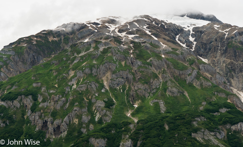 Along the Alsek river in British Columbia, Canada