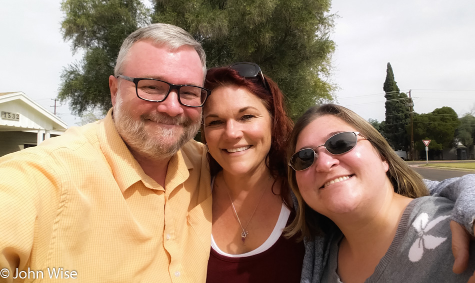 John Wise, Shari Wiesman, and Amanda Goff in Tempe, Arizona