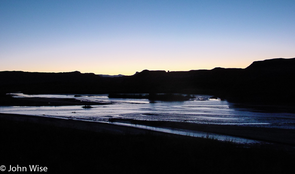 Confluence of Muddy Creek and Fremont River becoming the Dirty Devil River in Utah