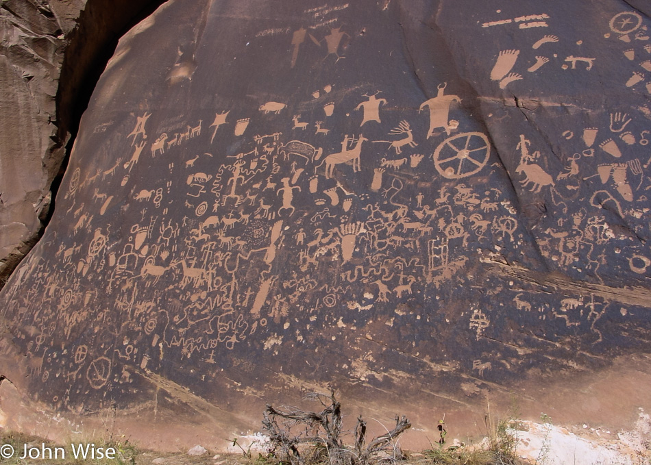 Newspaper Rock State Historical Monument Utah