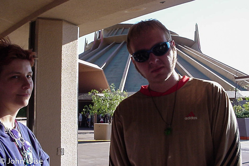 Grant Wiggins at Disneyland in Anaheim, California