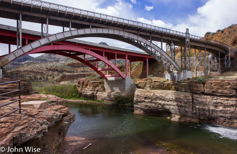 The bridge over Salt River Canyon, Arizona