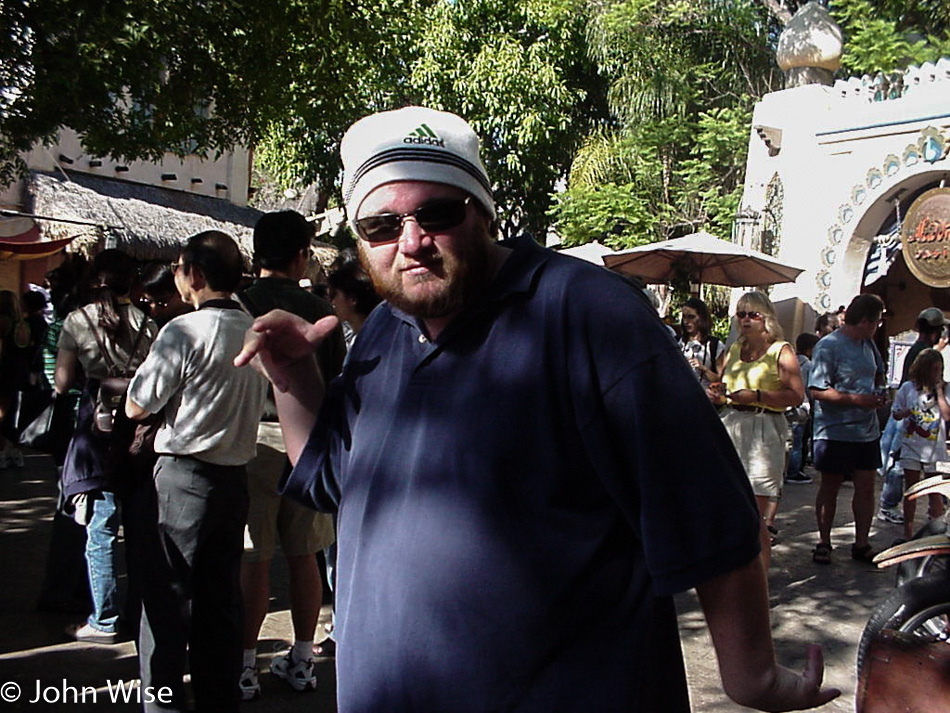 John Wise at Disneyland in Anaheim, California