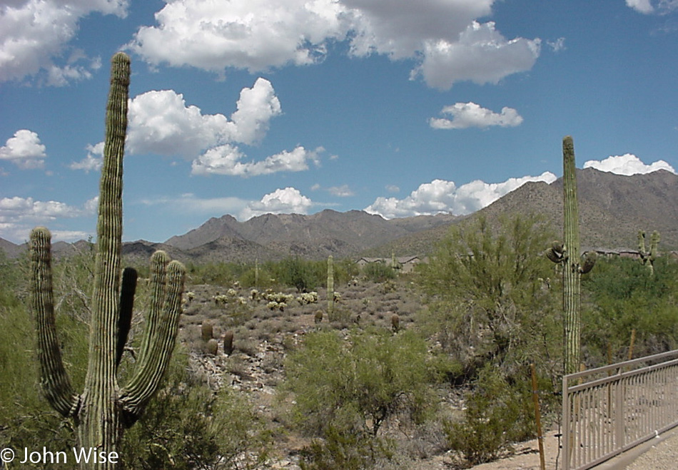 View from our home in Scottsdale, Arizona