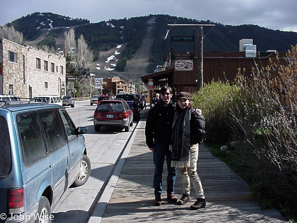 Ruby Rieke and Axel Rieke in Jackson Hole, Wyoming