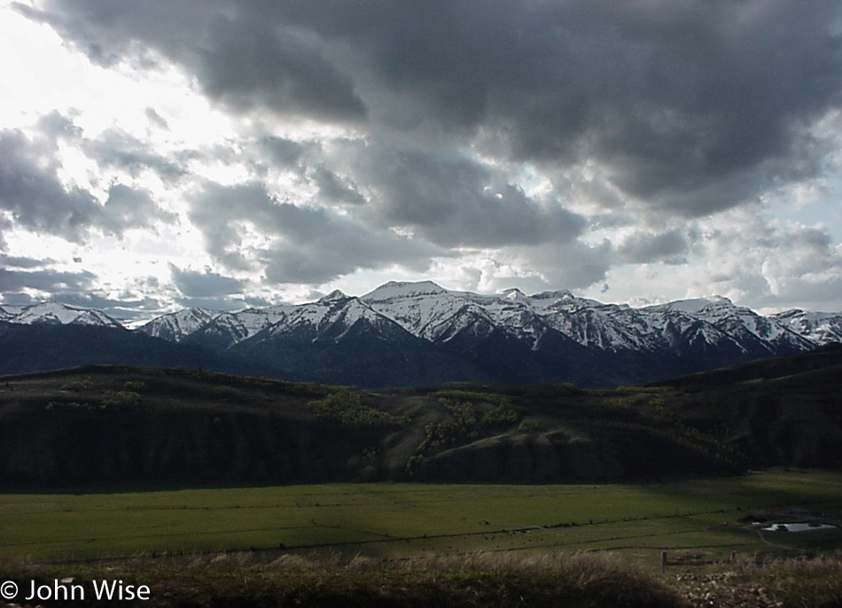 Mountain views in Jackson Hole, Wyoming