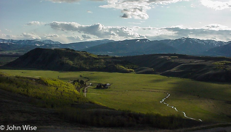 Mountain view in Jackson Hole, Wyoming