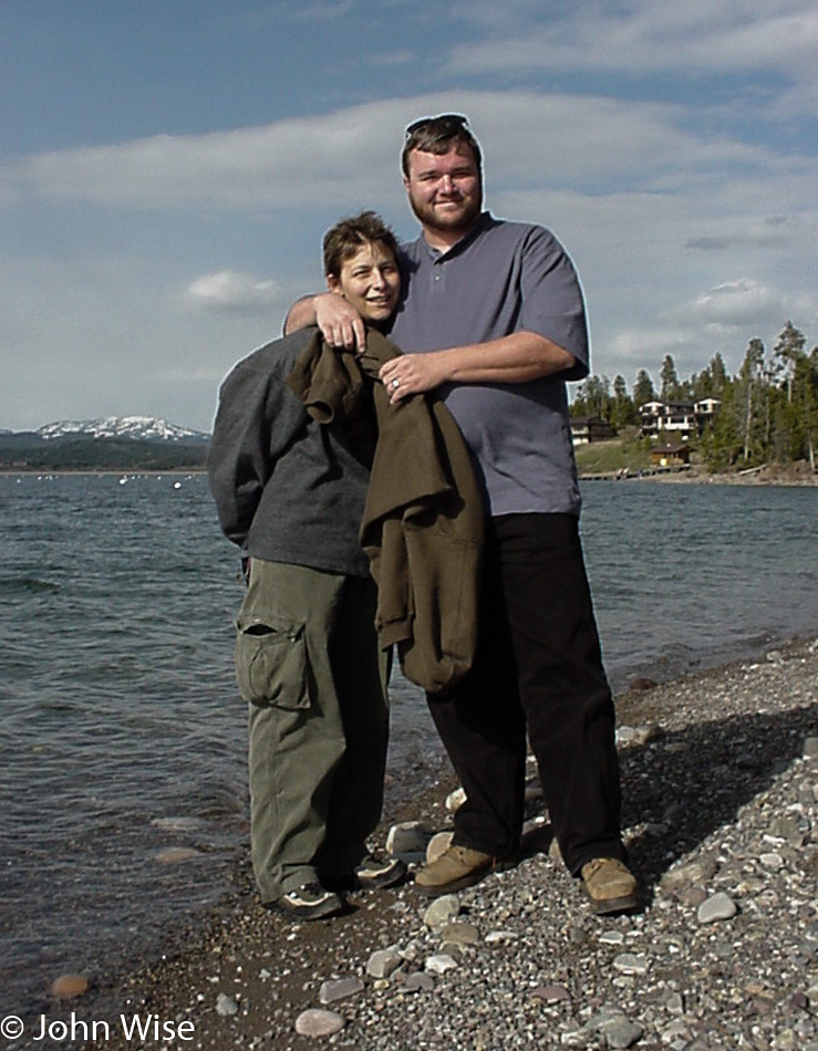 Caroline Wise and John Wise in the Grand Teton National Park in Wyoming