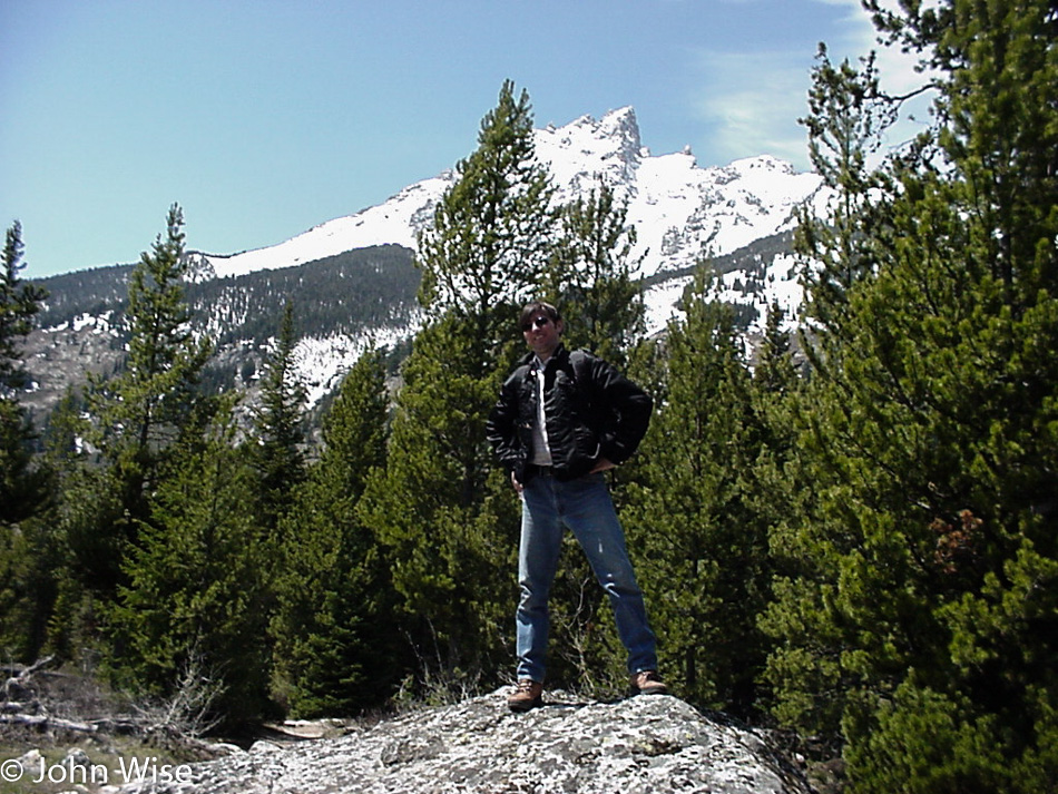 Axel Rieke in Grand Teton National Park, Wyoming