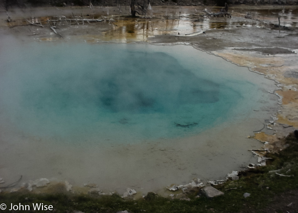 Hot spring at Yellowstone National Park, Wyoming