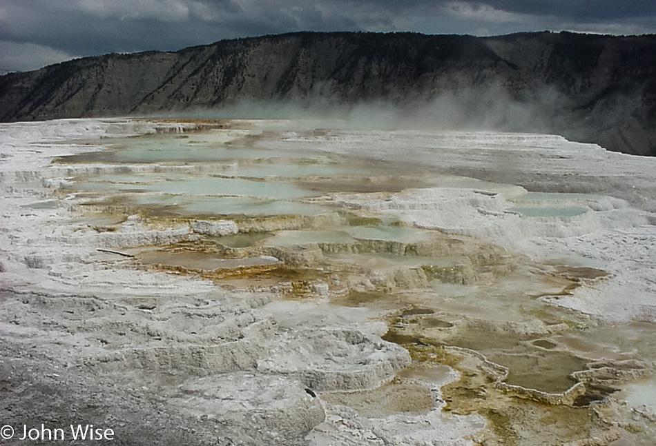 Mammoth Hot Springs in Yellowstone National Park, Wyoming