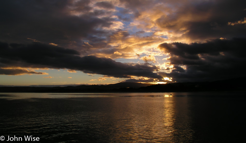 Monterey Bay California at sunrise