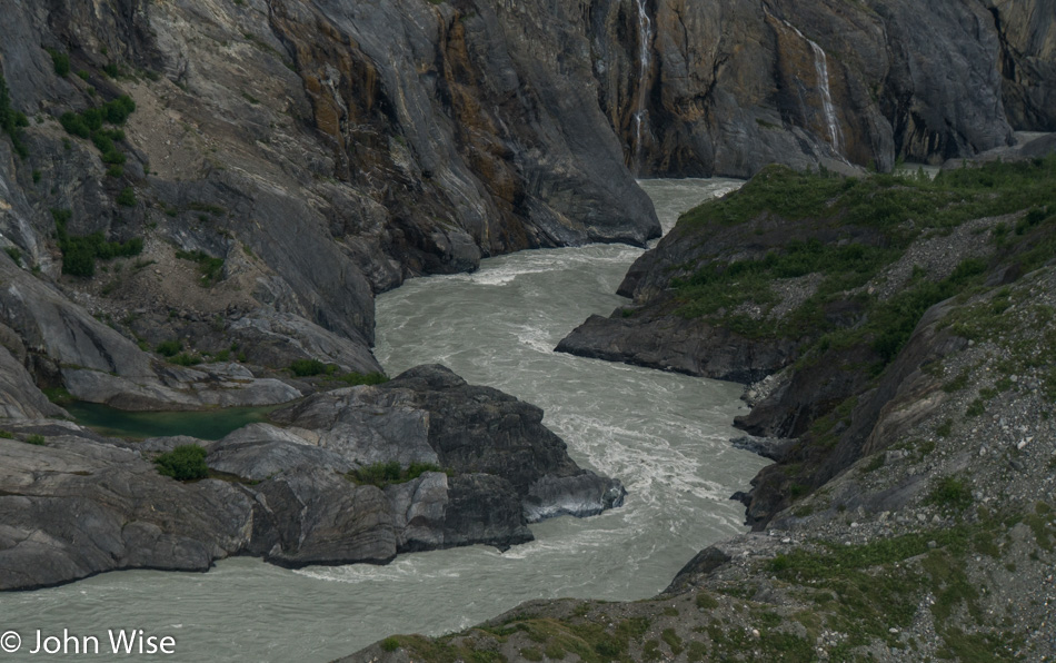 Flying over the Alsek River, Turnback Canyon, and the Tweedsmuir Glacier in British Columbia, Canada