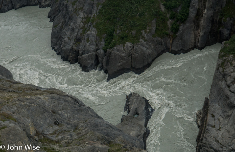 Flying over the Alsek River, Turnback Canyon, and the Tweedsmuir Glacier in British Columbia, Canada