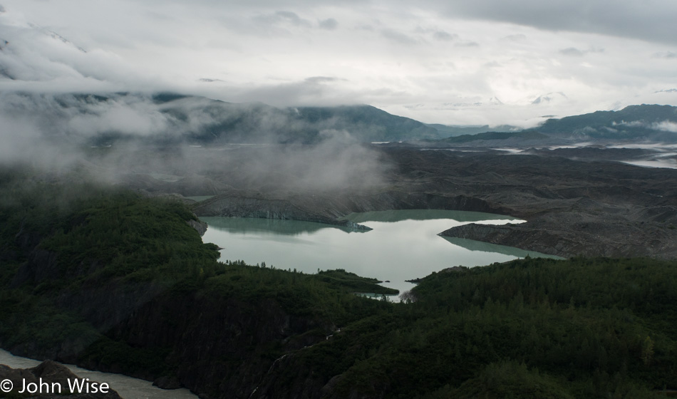 Flying over the Alsek River, Turnback Canyon, and the Tweedsmuir Glacier in British Columbia, Canada