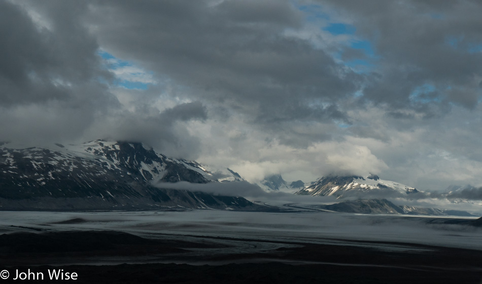 Flying over the Alsek River, Turnback Canyon, and the Tweedsmuir Glacier in British Columbia, Canada