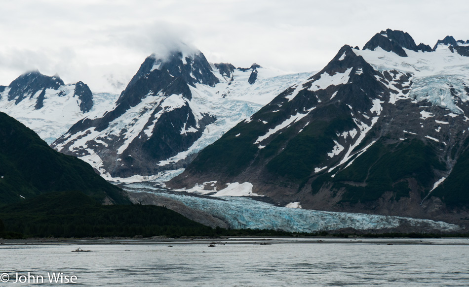 Walker Glacier on the Alsek River in the United States