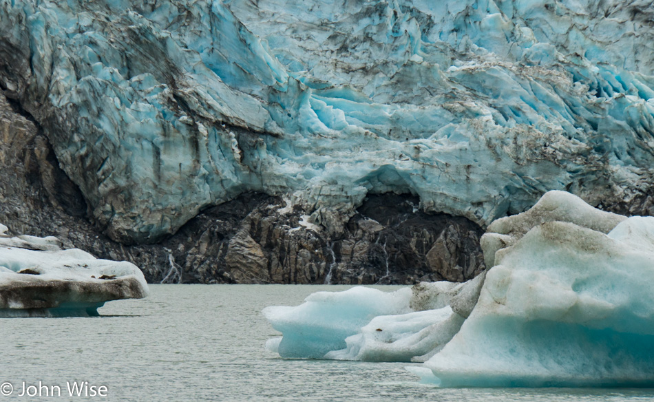 Walker Glacier on the Alsek River in the United States