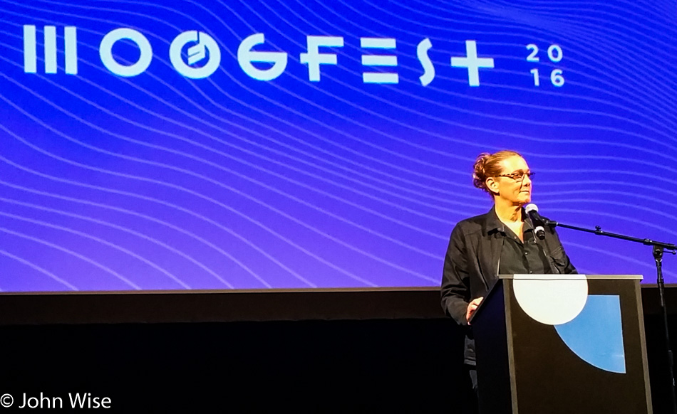 Martine Rothblatt founder of Sirius XM and author of Virtually Human at MoogFest in Durham, North Carolina