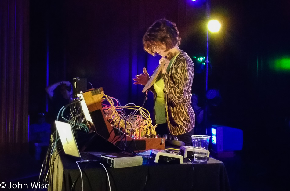 Suzanne Ciani performing on her Buchla at MoogFest in Durham, North Carolina