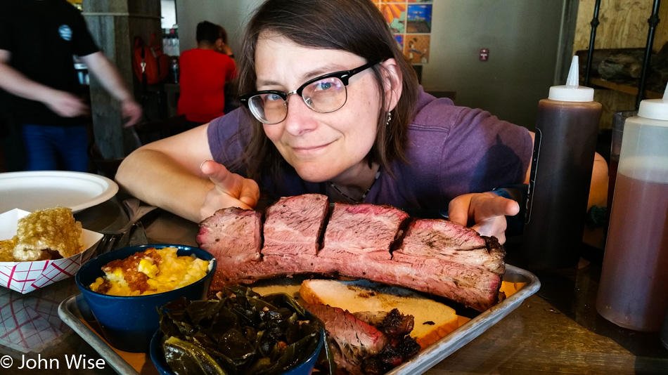 Caroline Wise at Twin Smokers BBQ in Atlanta, Georgia