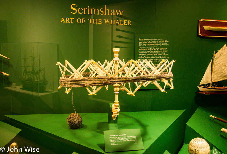 Whalebone Yarn Swift at the Columbia River Maritime Museum in Astoria, Oregon