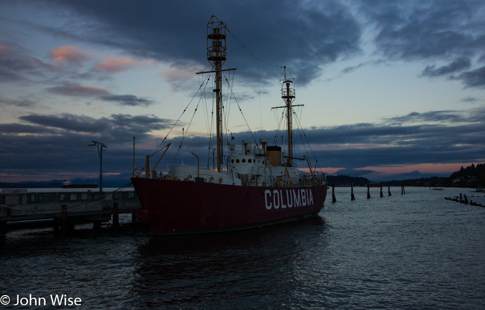 The Light Ship Columbia at the Maritime Museum in Astoria, Oregon