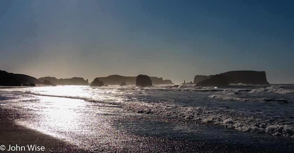 Looking south towards Table Rock near Bandon, Oregon