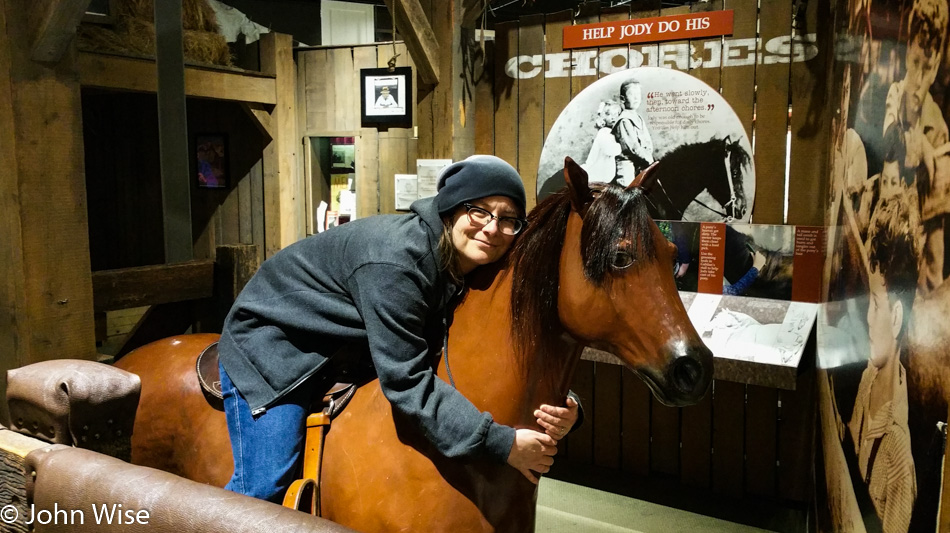 Caroline Wise at the National Steinbeck Center in Salinas, California