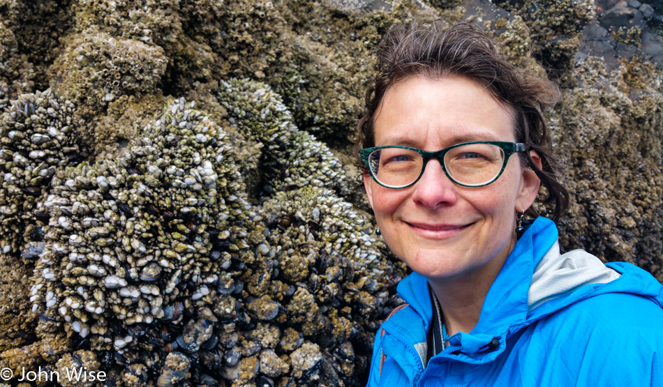 Caroline Wise at Cannon Beach, Oregon