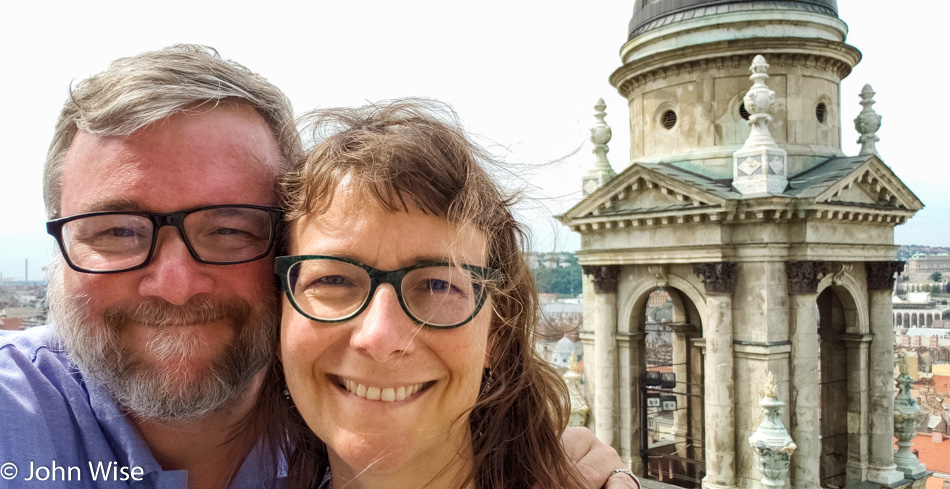 John Wise and Caroline Wise in Budapest, Hungary