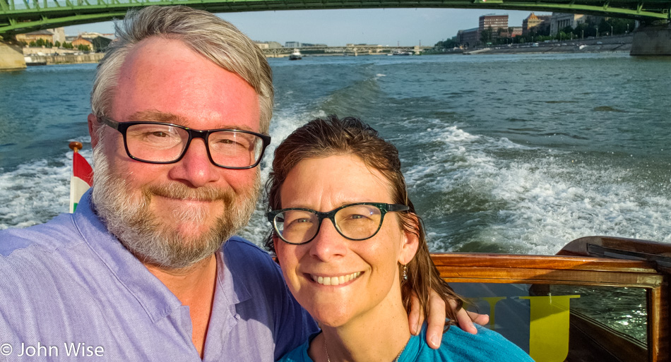 John Wise and Caroline Wise in Budapest, Hungary