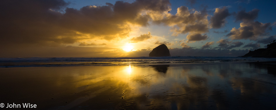 Sunset on the Oregon coast