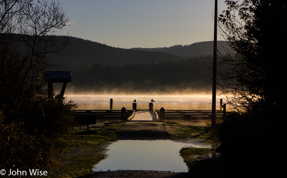 Devils Lake State Park in Lincoln City, Oregon